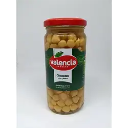 Valencia Chickpeas Glass Jar 580 g