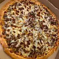 Italian Pizza With Meat And Cheese