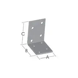 Angle Symetric 90° -Stainless 30X20X20