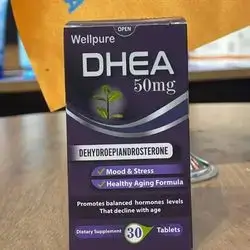 dhea 50mg mood & stress healthy aging formula promotes balanced hormones levels 30tablets