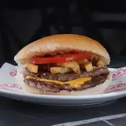Double Beef Burger With Cheese