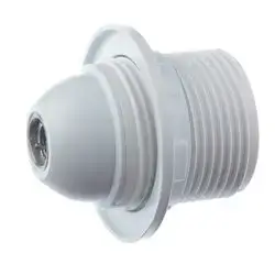 Lamp Holder E27 Full-Threaded White 220 V-Max 60
