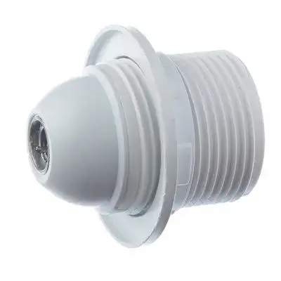 Lamp Holder E27 Full-Threaded White 220 V-Max 60