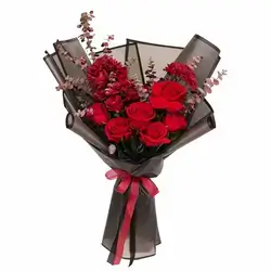 Flower bouquet Mix red 2