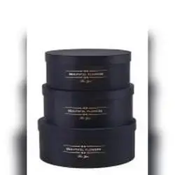 Round Velvet Gift Box Set
