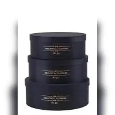 Round Velvet Gift Box Set