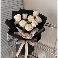 White Rose Flower Bouquet