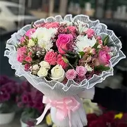 Mix of Rose, Dawdi & Baby Roses Flowers