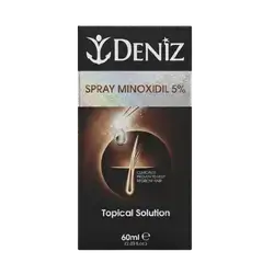 Minoxidil 5% Spray Topical Solution 60ml _ DENIZ