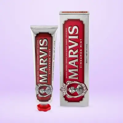 معجون اسنان مارفس قرفة ونعناع 85مل//Marvis Cinnamon Mint Toothpaste 85ml