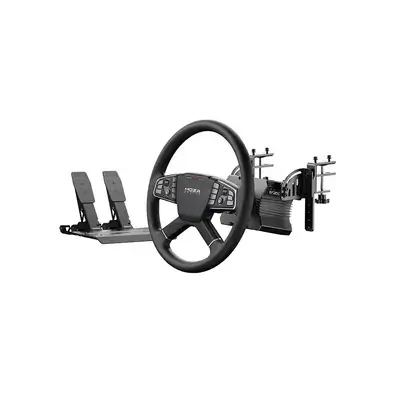 MOZA Racing Truck Simulator Bundle — R5 Base + TSW Truck Steering Wheel + SR-P Lite Pedals + RS071 Desk Clamps