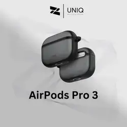 UNIQ Veren Frosted Shield Case for AirPods Pro 3 - Smoky Frost