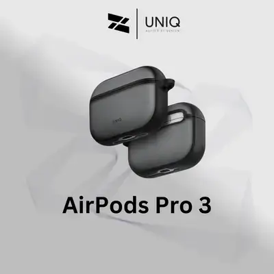 UNIQ Veren Frosted Shield Case for AirPods Pro 3 - Smoky Frost