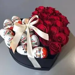 Heart Box And Chocolate