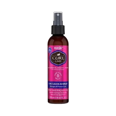 Curl Care 5-in-1 Leave-in Spray with coconut Oil , Argan Oil , Vitamin E 175ml _ HASK