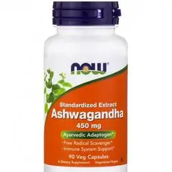 NOW Ashwagandha Extract 450 mg,90 Veg Capsules