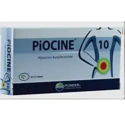 Piocine 10mg hyoscine butylbromide 20 tablets Pioneer