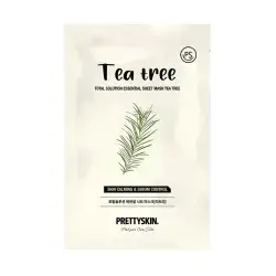 prettyskin tea tree sheet mask