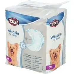 Disposable Diapers for Male Dogs in Size XS