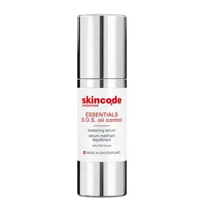 ESSENTIALS S.O.S Oil Control Balancing Serum with CM-Glucan 30ml _ skincode