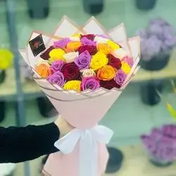 Colorful Rose Bouquet 