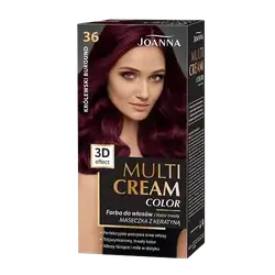Multi Cream Permanent Intensive Hair Color Dye Care 36 ROYAL BURGUNDY _ JOANNA
