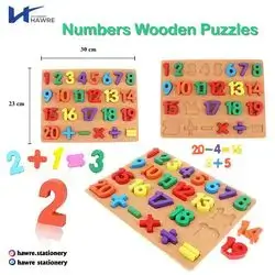 Number Puzzel Wooden
