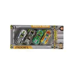 Model 4 Pcs Small Ricing Car