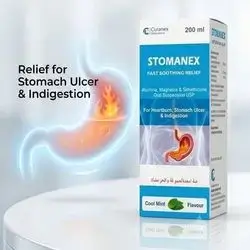 STOMANEX Oral Suspension Cool Mint Flavour (200 ml)