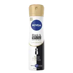 Black & White Silky Smooth 72H Anti-Perspirant Spray 150ml _ NIVEA