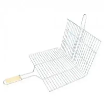 Mizan Wire Grill With Wooden Handle 28*48Cm