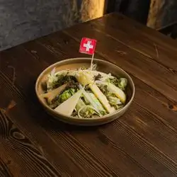 Le Chalet Suisse Salad with Swiss Cheese