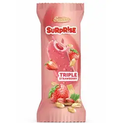 Sandra Surprise Triple Strawberry 55g