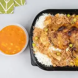 Rice & Broth With Chicken
