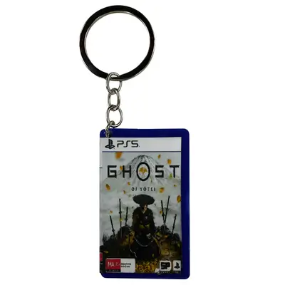 Ghost of Yotei Mini CD Keychain – PS5 Edition