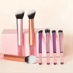 7 pc Makeup Brushes, High-Quality Brush Set