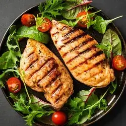 Steak Chicken With BBQ