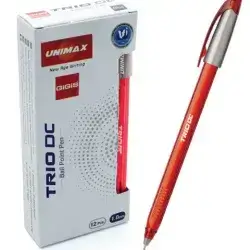 Pen Unimax Trio Dc-Red-10 pcs