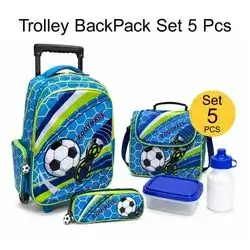 Trolley Bag School Set 5pcs