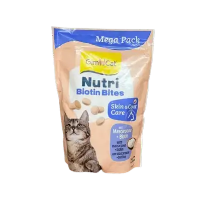 GimCat - Nutri Biotin Bites Skin & Coat - Mega Pack 425g