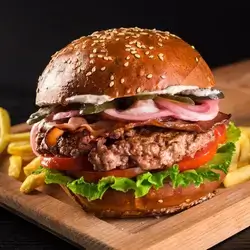 Volcano Beef Burger