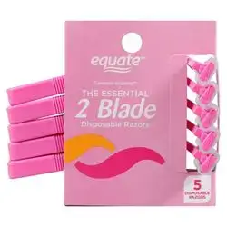 Equate Pink 5 Disposable Razors