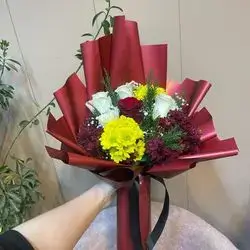 Mix Flowers Daudi And Rose