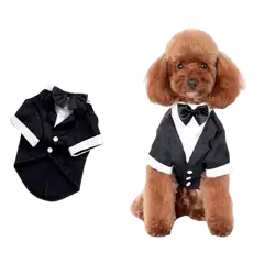 Pet Suit Black S