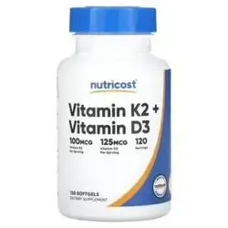 nutricost vitamin D3&K2 120softgels
