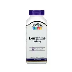 21 st century L-Arginine 1000 mg - 100 Tablets