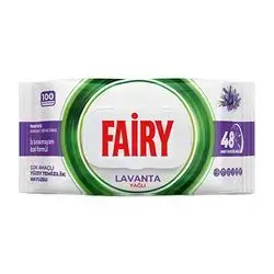 Fairy Multi Purpos Surface Cleaner Towel Lavender 100 Pcs