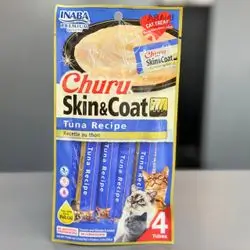 Churu Skin & Coat Tuna Recipe 4 Tubes