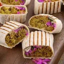 Falafel Meal With Syrian Bread