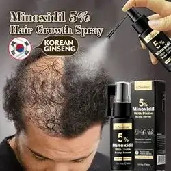 5% Minoxidil with Biotin scalp serum anti hair loss ,hair regrowth strengthening follicles 30ml